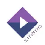 Le logo du gestionnaire de contenus multimédias Stremio