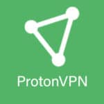 Le logo du programme ProtonVPN, qui propose des plans gratuits et payants selon les besoins de l'utilisateur