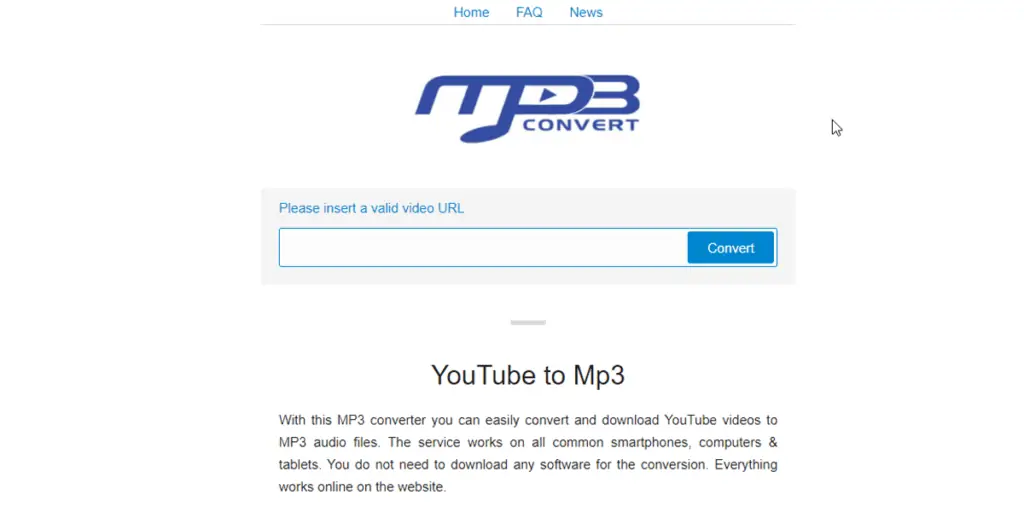 MP3 Convert est un service gratuit pour extraire la musique des vidéos YouTube et la mettre en MP3