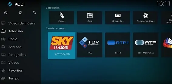 Configurar IPTV, passo seleção de canal