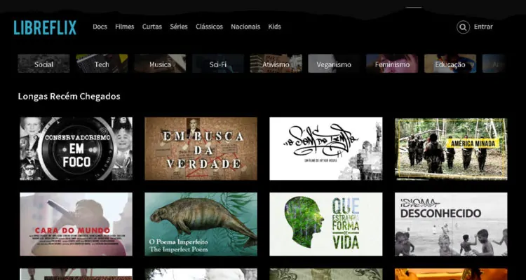 Libreflix é uma plataforma brasileira de streaming alternativa à Netflix