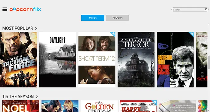 Popcornflix é uma app alternativa à Netflix