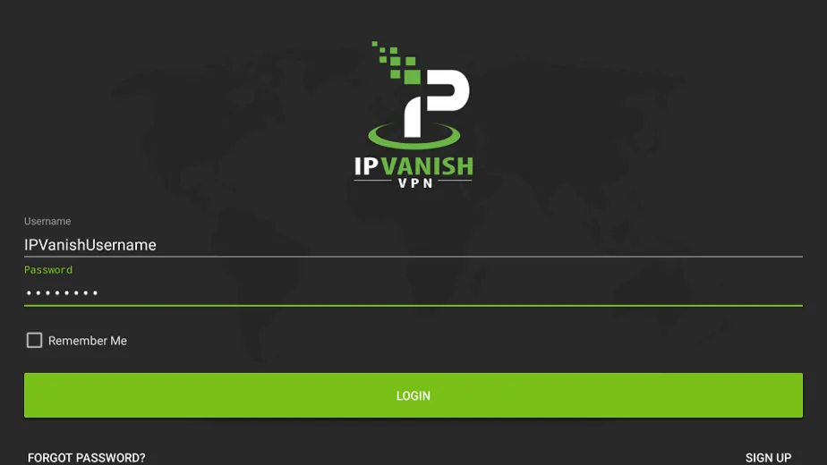 Ativar o VPN IPVanish