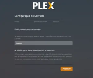 Plex Media Server Nome