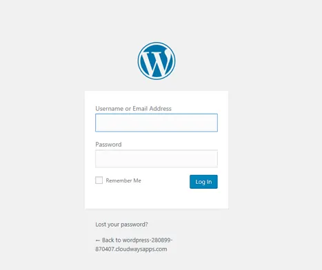 Fazer login numa conta WordPress