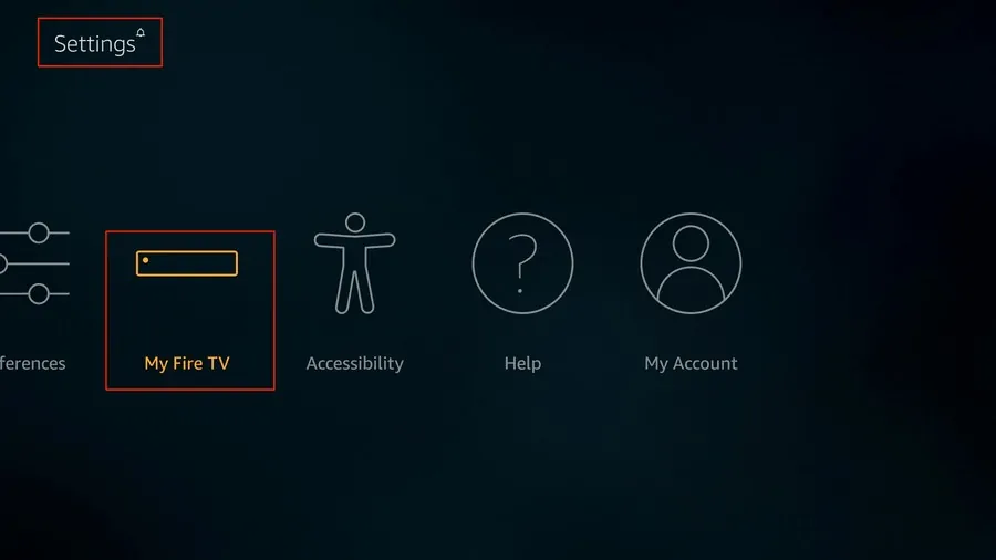 Configurações do dispositivo de streaming da Amazon