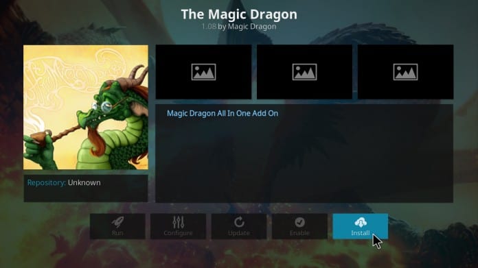 O Magic Dragon é um dos Addons que preferimos para Assistir Filmes e Vídeos 3D e 4K no Kodi