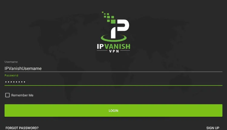 Conecte-se ao IPVanish antes de fazer o download e instalar o Titanium TV apk