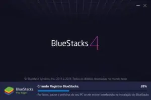 O BlueStacks fará uma verificação e será então instalado