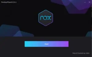 Depois de o instalar, aperte Start para abrir seu Nox Player pela primeira vez