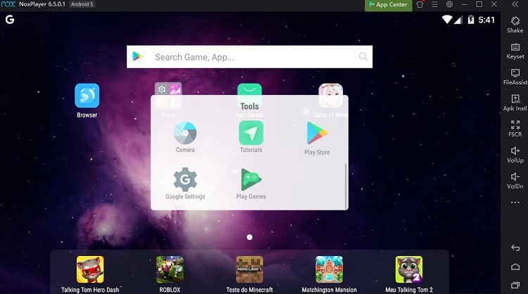 nox app player google play sign in