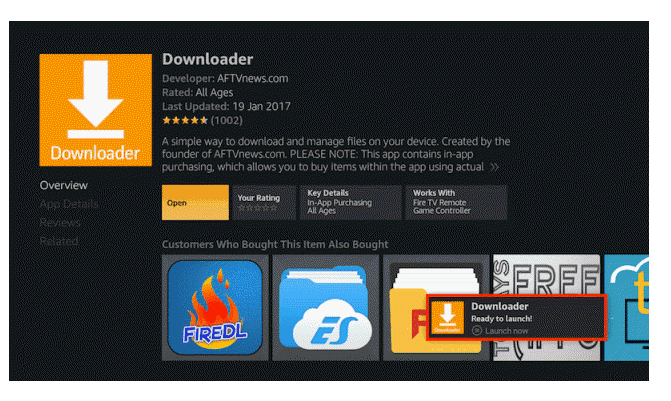 open installed app firestick