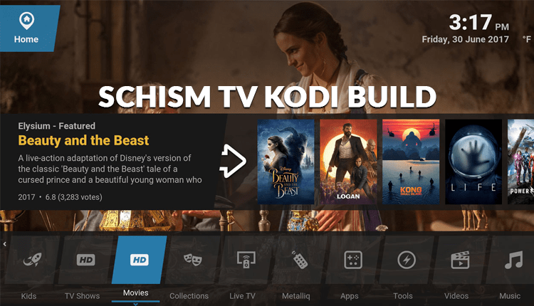 schism tv is one of the most customizable Kodi Builds for Firestick