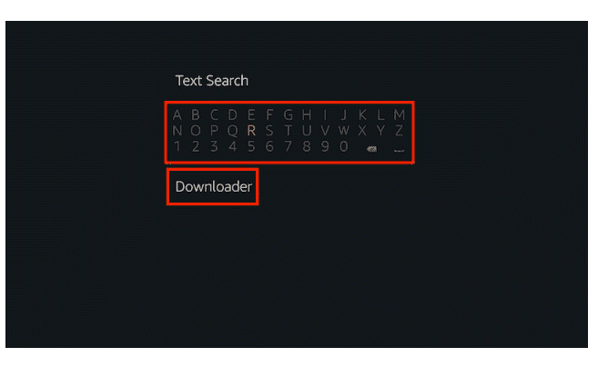 Search for Downloader app