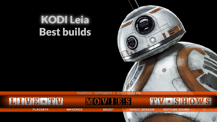 builds for kodi 18.2 leia no limits