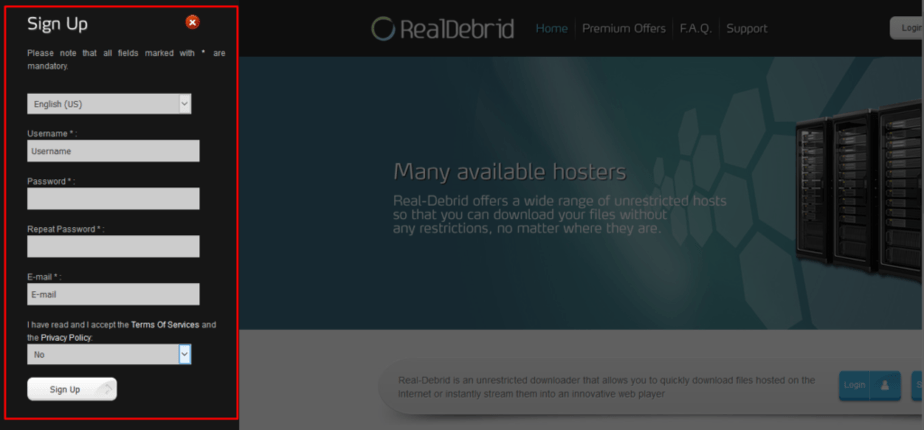 what is real debrid account