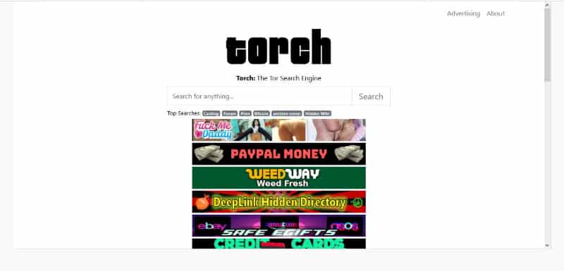 Torch is a search engine