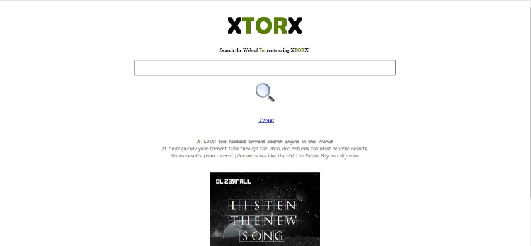 Xtorx torrent search engine