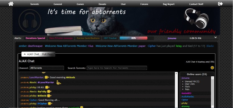 abtorrents - best torrent sites for audiobooks