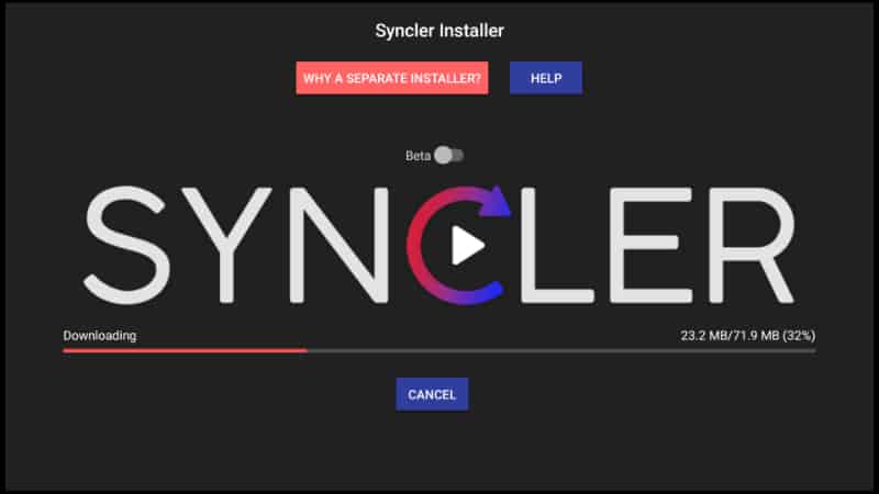 Downloading Syncler