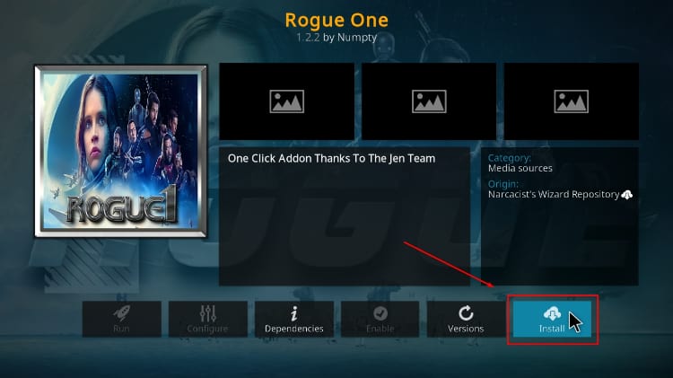 Rogue one install option