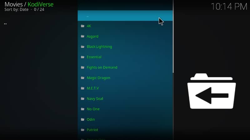 After installing KodiVerse Addon on Kodi, you'll find many top addons and content