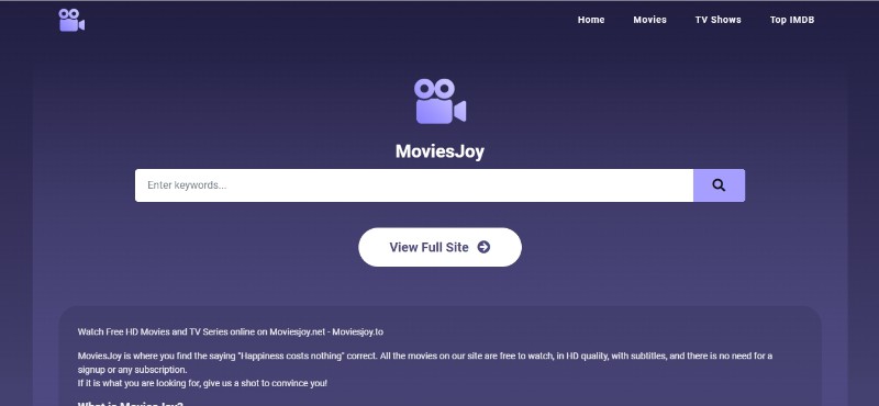 MoviesJoy is one of the best free alternatives to CineB net